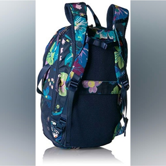 VERA BRADLEY Lighten Up Journey Backpack in Firefly Garden Print - Picture 4 of 12